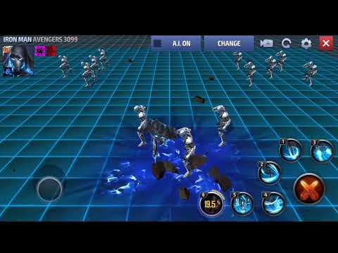 MARVEL FUTURE FIGHT - IRON MAN AVENGERS 3099 COMPLETE MOVESET