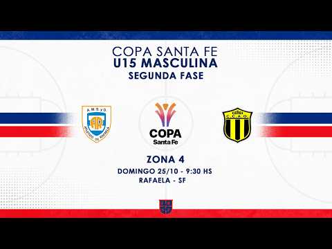 COPA SANTA FE U15 MASCULINO | SEGUNDA FASE ZONA 4  | ATLÉTICO RAFAELA vs CENTRAL ARGENTINO