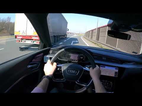 #Audi E-tron 55 Quattro _ 408 HP _ POV Test Drive.