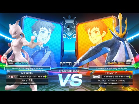 Mewtwo vs Empoleon - Pokkén Tournament DX