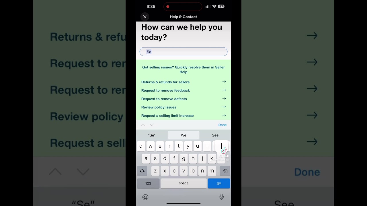 eBay Tip #1 - Easy Access to Seller Hub from Mobile App