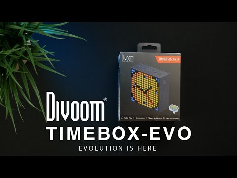 Divoom TimeBox Evo I Pixel Art Bluetooth Speaker I Gadget mit coolen Pixel Effekten! I 2021 I 4K