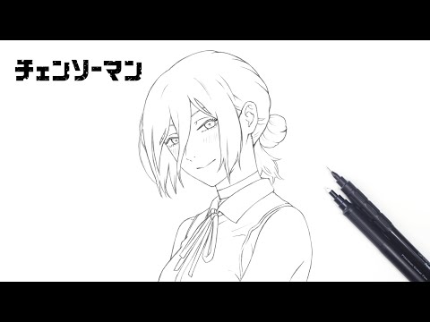 How to draw Reze | Chainsaw Man | Reze | Drawing tutorial | レゼ | 如何畫蕾潔 | 鏈鋸人 | 蕾潔 | 蕾塞 | 畫畫教學
