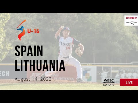 7 U-18 Baseball European Championship - Spain VS Lithuania