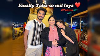 Tahma together ? 😍❤️ | Meeting Taha first time after engagement 🖤 | Maimoona shah vlogs