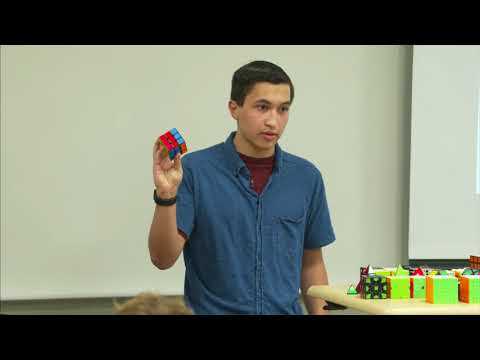 Part of a video titled God's Algorithm: A Simple Solution for the Rubik's Cube - YouTube