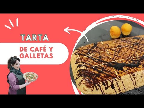 Tarta de café y galletas