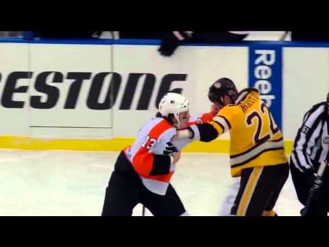 Hockeyfighters.cz  Shawn Thornton vs Dan Carcillo.wmv