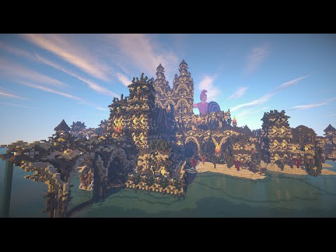 minecraft atlantis speed build serverspawn timelapse hd map