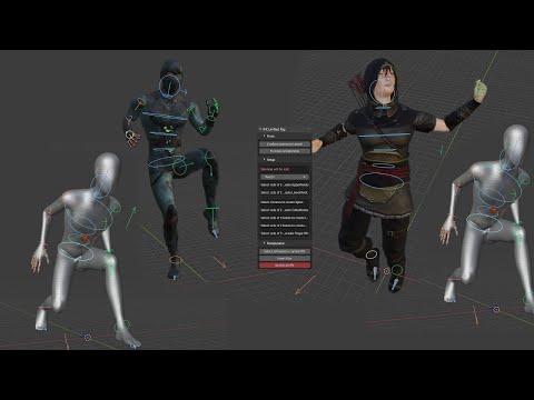 IFK Unified Rig - Mixamo to UE5 Quick Use Case