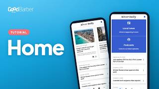 How to set up your Home page with widgets: content, links and more | GoodBarber