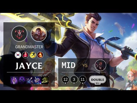 Jayce Mid vs Lucian - KR Grandmaster Patch 10.11