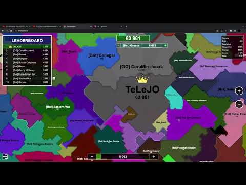 How to play in a bad position 1vs1 territorial io