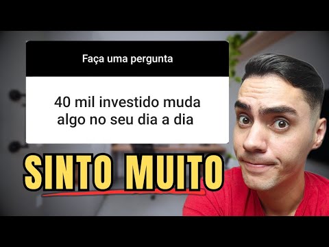 Finanças e investimentos: I wanted to know this from the beginning.