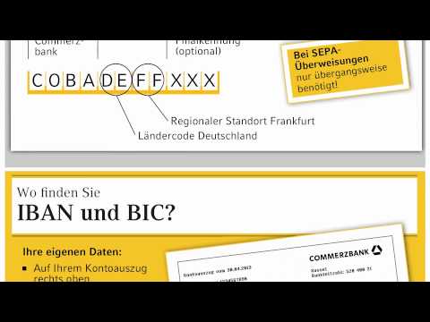 SEPA   Aus Kontonummer und Bankleitzahl wird die IBAN!