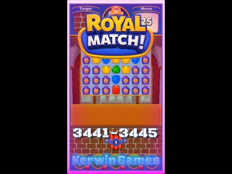 Royal Match Level 3441 3442 3443 3444 3445 - No Boosters Gameplay