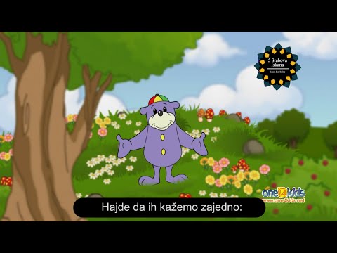 5 stubova Islama/Islamski šarti - crtani za djecu