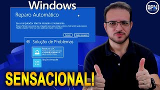 Como RESTAURAR e REPARAR o Windows SEM PERDER seus Arquivos Pessoais!