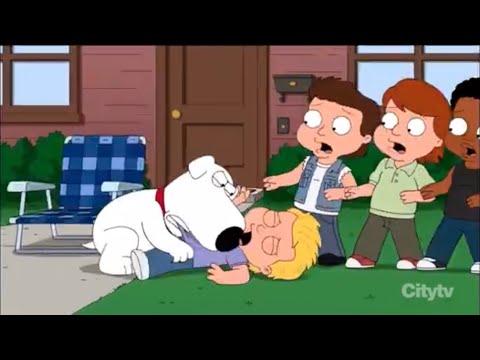 Brian attacks a bully (Family Guy)