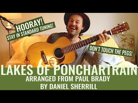 Stay in STANDARD tuning - Lakes of Ponchartrain - Simple Chords, still beautiful #freeguitarlesson