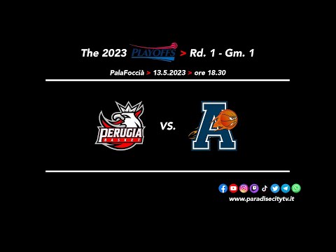 Highlights The 2023 C Silver Playoffs - Rd. 1 - Gm. 1 - Perugia Basket vs. Atomika Basket Spoleto
