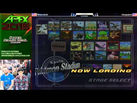 APEX 2015 - Liquid' Hungrybox (Jigglypuff) vs APEX | Nintendude (Ice Climbers) Losers Round 5