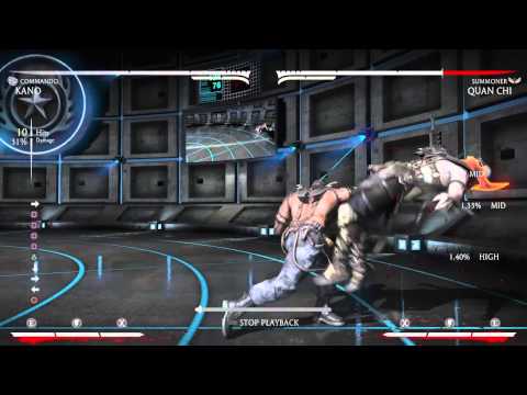 Kano Commando Corner Max Damage  No jump in