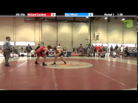 Men 84 KG / 185 lbs - Richard Carlson vs. Alex Meyer
