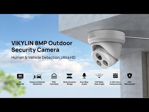 PG2385IZ Outdoor 4K Turret Camera | UltraHD 8MP PoE Camera | 3X Zoom Security Camera