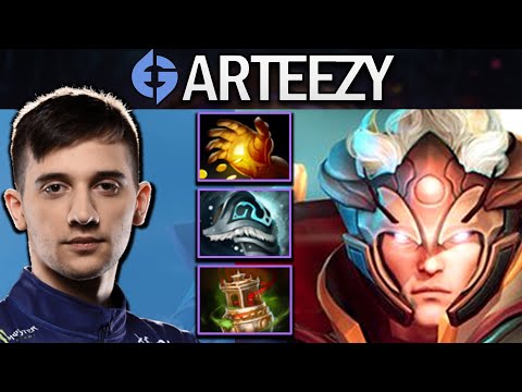 EG.ARTEEZY INVOKER WITH MIRACLE BUILD - DOTA 2 7.30 GAMEPLAY