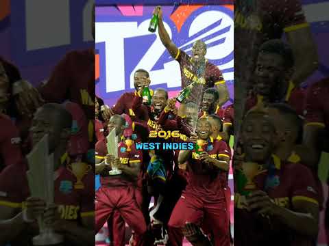 icc t20 world cup winners list #shorts #youtubeshorts #viral #trending #shortvideo #top10 #cricket