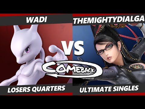 The Comeback Losers Quarters - WaDi (Mewtwo) Vs TheMightyDialga (Bayonetta) SSBU Ultimate Tournament