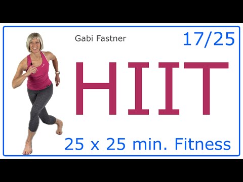 17/25 🍓 25 min. High - intensity - Intervall -  Training, raus aus der Komfortzone, ohne Geräte