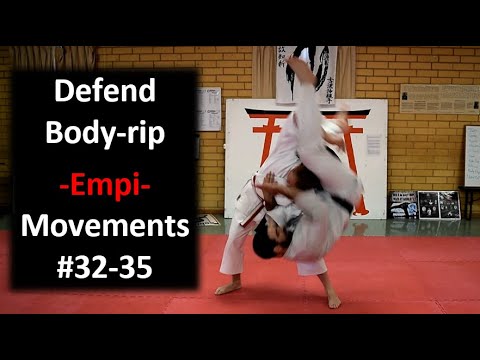 Defend Body Rip / Uppercut - Empi - Bunkai/Application - Movements #32-35