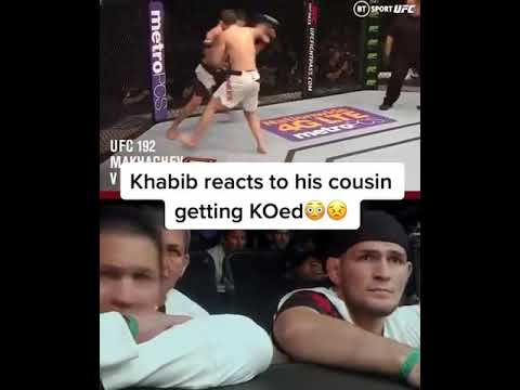 Khabib Nurmagomedov reacts to Islam Makhachev getting knocked out #khabibnurmagomedov #islammakachev