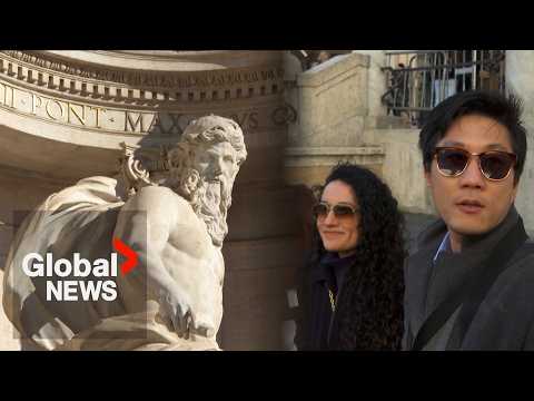 "We pay and smile": Rome starts charging tourists to get a close look at Trevi Fountain