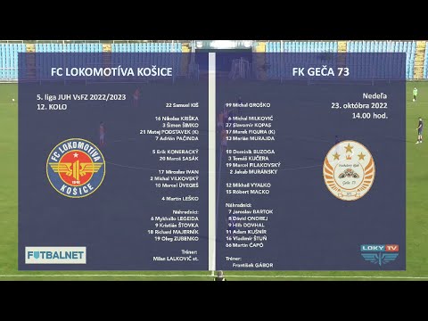 FC Lokomotíva Košice - FK Geča 73 3:1 (2:1)