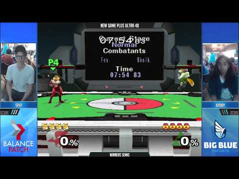 NGPU 40 SSBM - Spiff (Sheik) vs. DBJ | Joyboy (Fox) - Melee WSF