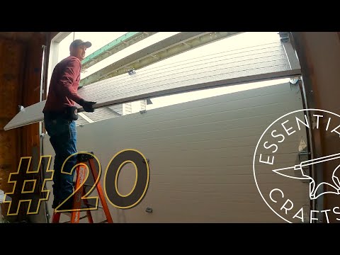 Experts Install Oversized Garage Door: Shop Build #20