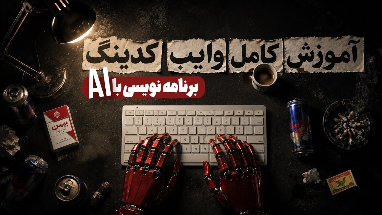 وایب کدینگ | آموزش صفر تا صد کد نویسی با هوش مصنوعی بدون داشتن دانش زبان (ساخت ?