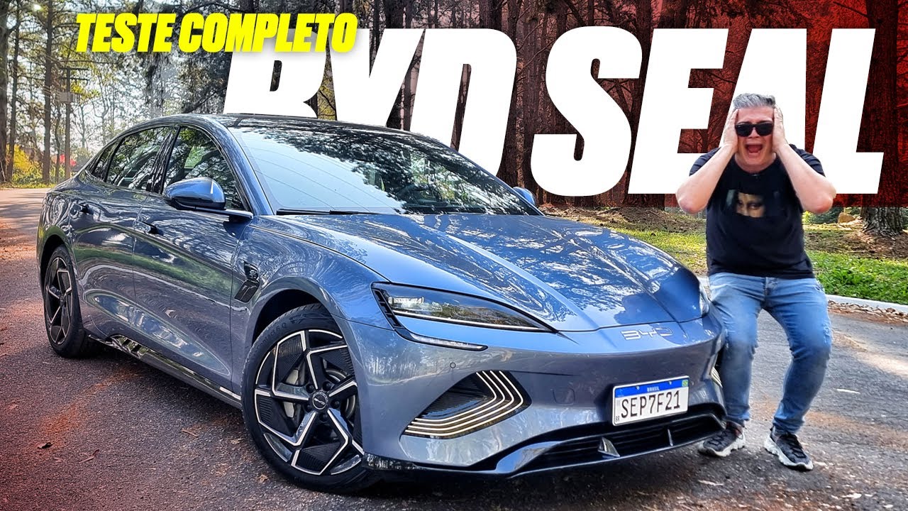 BYD Seal 2024 - POR MENOS DE R$ 300 MIL? 0 A 100 KM/H EM 3,7s? SUSPENSÃO DE CLASSE S? SAIBA TUDO!