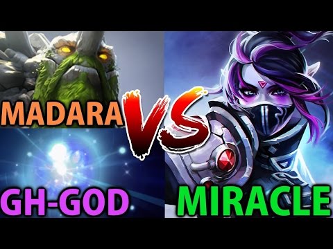 Miracle- & Mindcontrol vs Madara & Gh-god [Dota2] Unstoppable