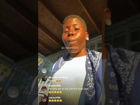 Pimp Pimp p checks his homie on iglive 😆