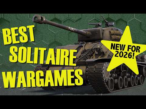 What are the Top Solo Wargames? | New for 2026 | Best Solitaire Wargames? | Historical Board Games