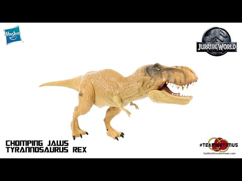 Video Review of the Jurassic World: Chomping Jaws Tyrannosaurus Rex