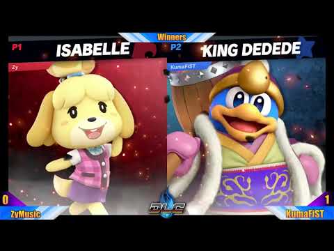 Ultimate SmashaPalooza #5: Winners Finals - KumaFiST (King Dedede) vs ZyMusic (Isabelle)