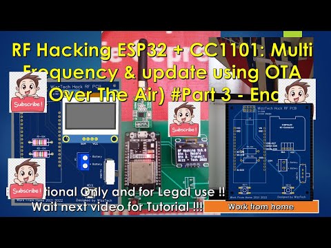 Cloning RF Hack Alarm Motor - ESP32 + CC1101 - Part#3