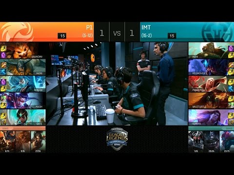 P1 vs IMT Game 3 Highlights - PHOENIX1 vs IMMORTALS NA LCS Week 9 Summer 2016
