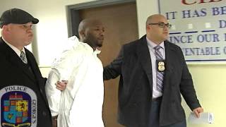 Perp Walk of Suspect Arrested in Mother/Daughter Homicide