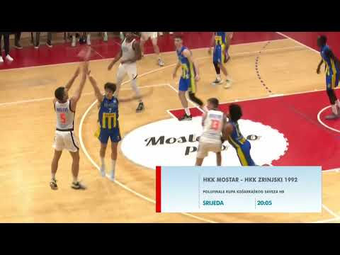RTV HB | Najava: HKK Mostar - HKK Zrinjski 1992, polufinale Kupa Košarkaškog saveza HB, 21.01.2026.